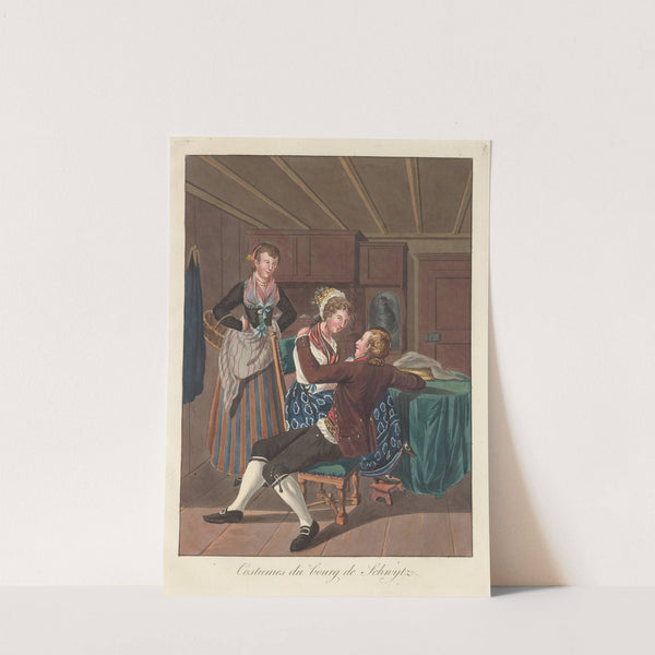 Costumes du bourg de Schwytz (1808) by Joseph Reinhart