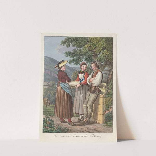 Costumes du Canton de Fribourg (1808) by Joseph Reinhart