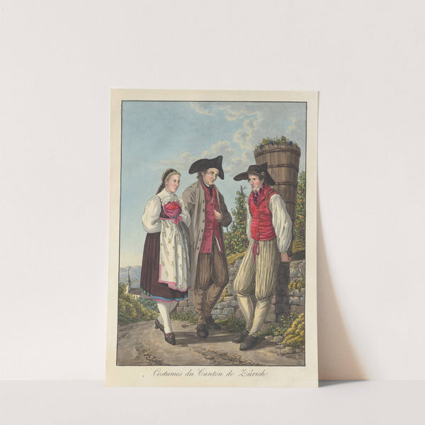 Costumes du Canton de Zürich (1808) by Joseph Reinhart