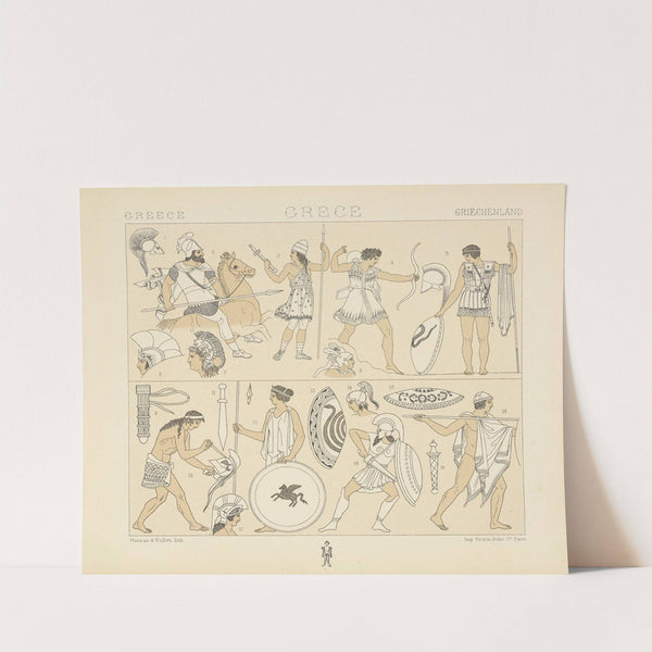 Costumes et usages militaires (1876-1888) by Auguste Racinet