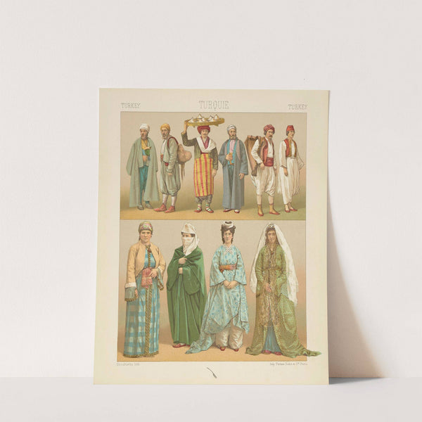 Costumes féminins, religieux, bourgeois et populaires de Contantinople (1876-1888) by Auguste Racinet