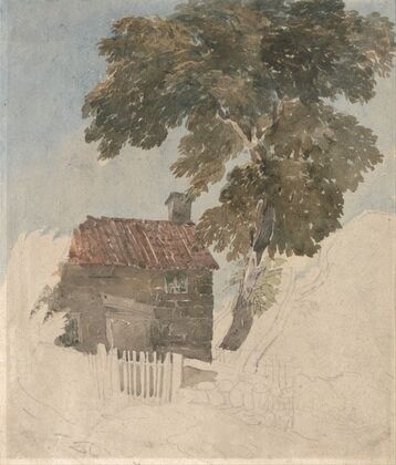 Cottage and Trees (1830s)