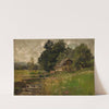 Cottage at a creek by Gertrud Staats