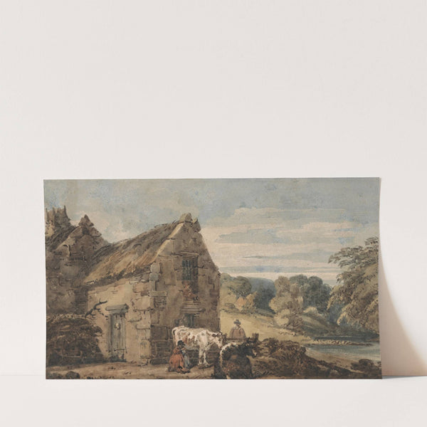 Cottage near Newcastle, Northumberland (ca. 1797) by Thomas Girtin