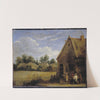 Cottage with Peasants playing Cards by David Teniers The Younger