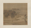 Cottages in a Misty Grove in Autumn (1117)