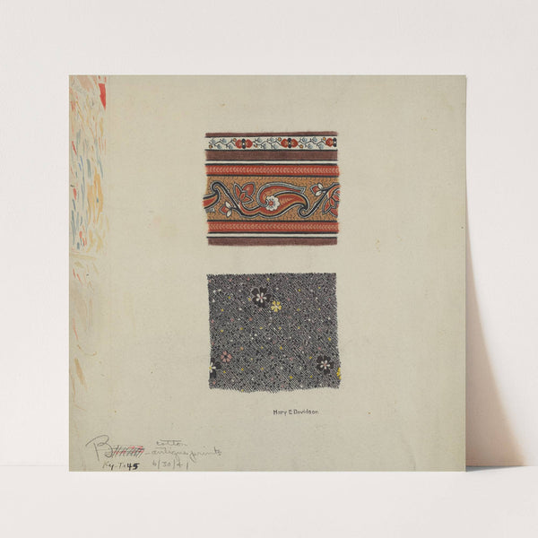 Cotton Antique Prints by Millia Davenport