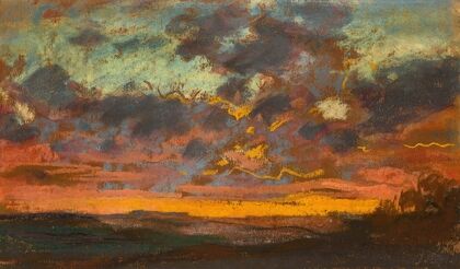 Coucher de soleil (circa 1868)