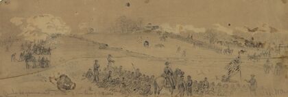 Couchs hd.quarters and afterwards center of our line of battle
