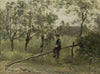 Country Boy on a Pole Barrier