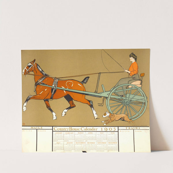 Country House calendar 1905 by Edward Penfield