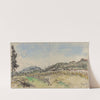Countryside near Brezins, between Grenoble and Vienne (1880s) by Johan Barthold Jongkind