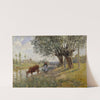 Countryside near Grez-sur-Loing by Carl Trägårdh