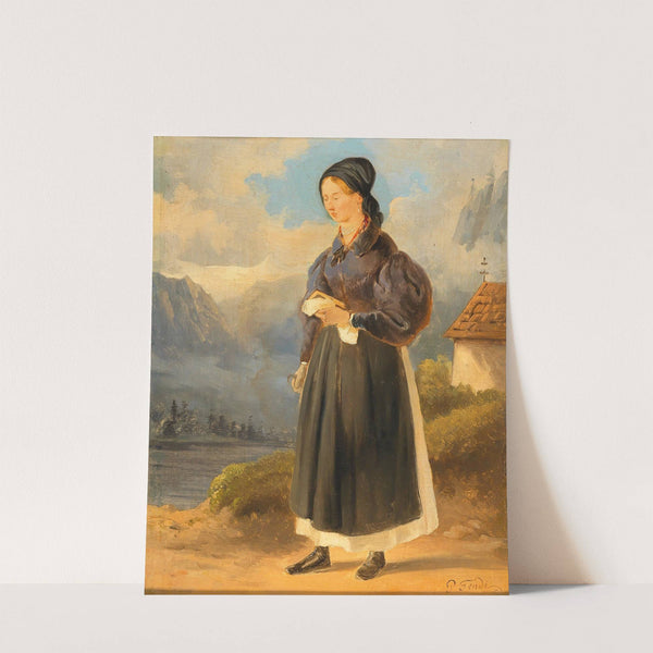 Countrywoman from the Salzkammergut by Peter Fendi