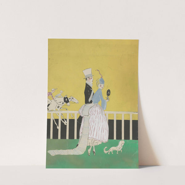 Couple at the races by Ethel Plummer