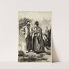 Couple dans un jardin by Arthur-Joseph Gueniot
