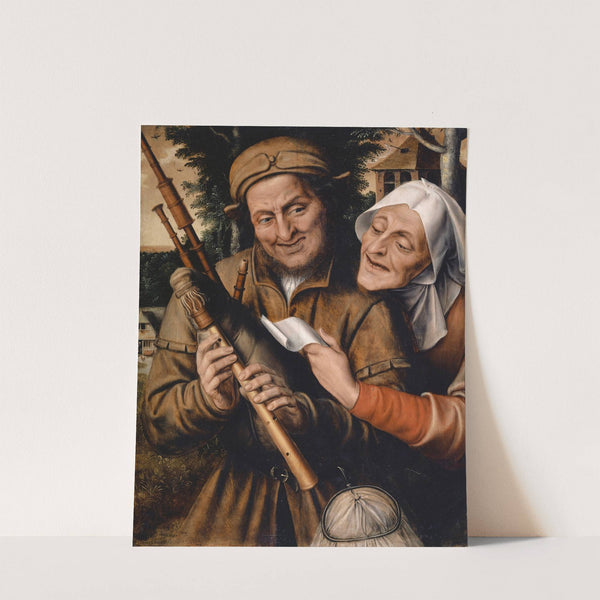 Couple Making Music by Jan Massys