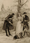 Couple meeting a man