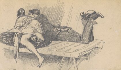Couple on a Cot