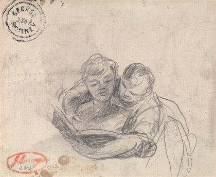 Couple Reading a Book