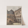 Cour de la maison de ville à Basle (1915-1945) by Constantin Guise