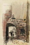 Cour et voûte rue Chanoinesse (1915-1945)