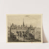 Cour Lamoignon ou St-Martin au Palais de Justice (1866) by Alfred Alexandre Delauney