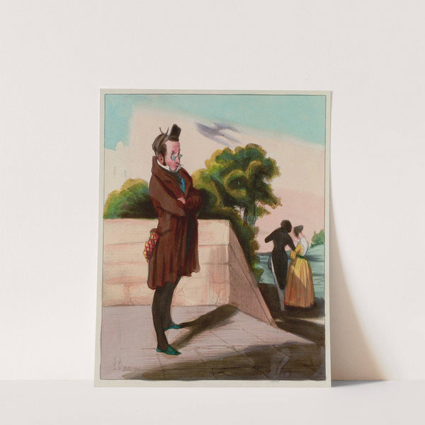 Cours d’histoire naturelle 06 Le cousin (1837-1838) by Honoré Daumier