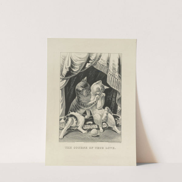 Course of true love (1875) by Currier & Ives.