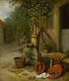 Court Of A Farm With Pump Well