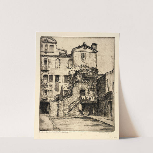 Court of Santa Margherita, Venice by Bertha Jaques