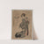 Courtesan with Sake Cup and Scroll (1787-1867) by Kikukawa Eizan