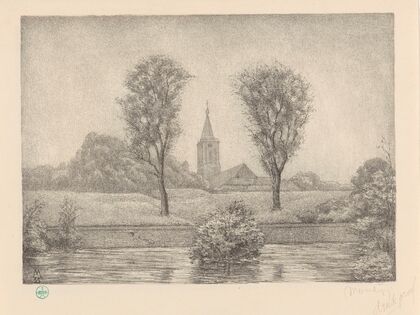 Courtine tussen de bastions Promers en Oranje (Eendenkom) (1933)