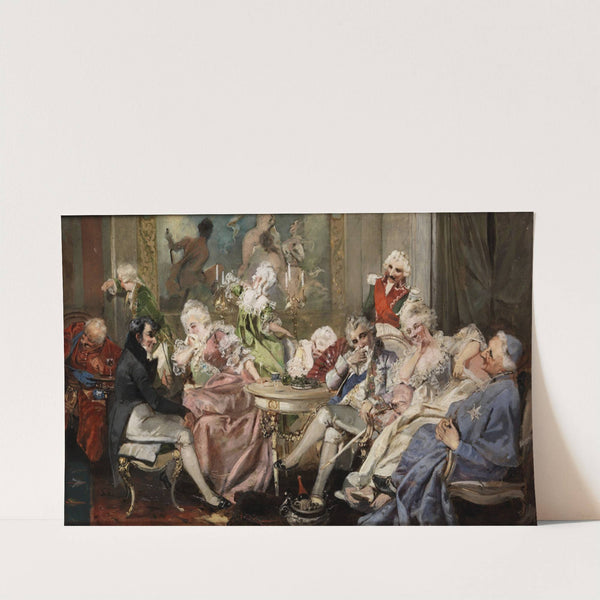 Courtly Company in a Salon by Jan Czesław Moniuszko