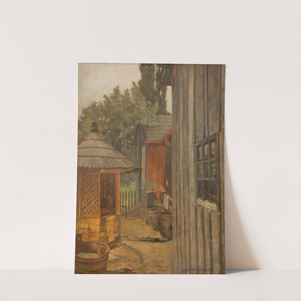 Courtyard by Jacek Malczewski