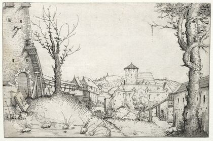 Courtyard of a castle (1546)
