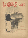 Cover and Title of the portfolio; Le Café Concert (1893)