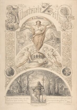Cover design for the ‘Illustrirte Zeitung’