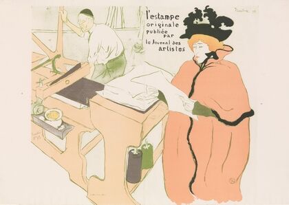 Cover for ‘L’Estampe originale, Album I, publiée par les Journal des Artistes’ (1893) — size preview