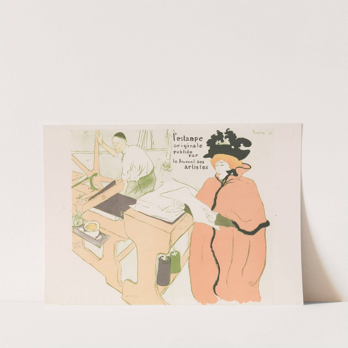 Cover for ‘L’Estampe originale, Album I, publiée par les Journal des Artistes’ (1893) by Henri de Toulouse-Lautrec