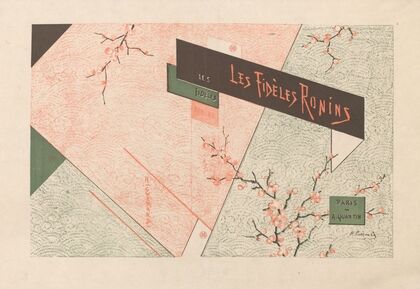 Cover for T. Shunsui, Les fidèles Ronins (1882)