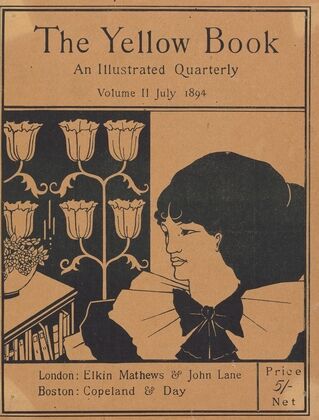 Cover of ‘The Yellow Book: an Illustrated Quarterly’, Volume II, July 1894