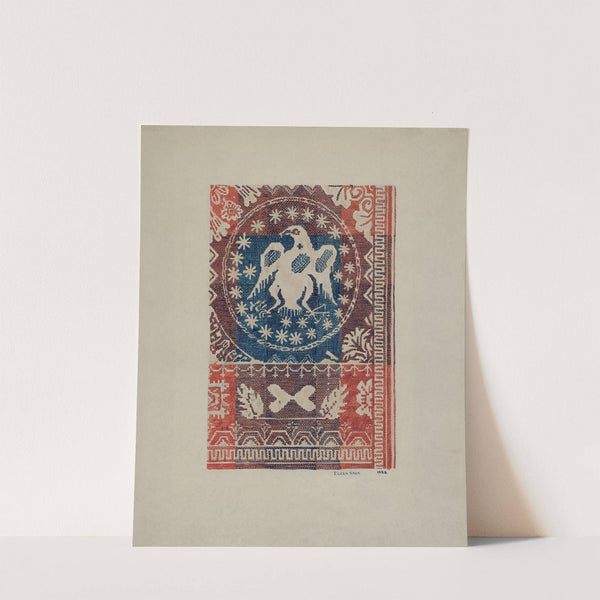 Coverlet - Eagle Coin by Eileen Knox