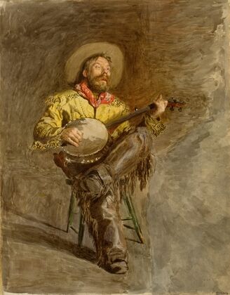 Cowboy Singing (circa 1892)