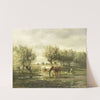 Cows at a pond (1860 - 1865) by Gerard Bilders