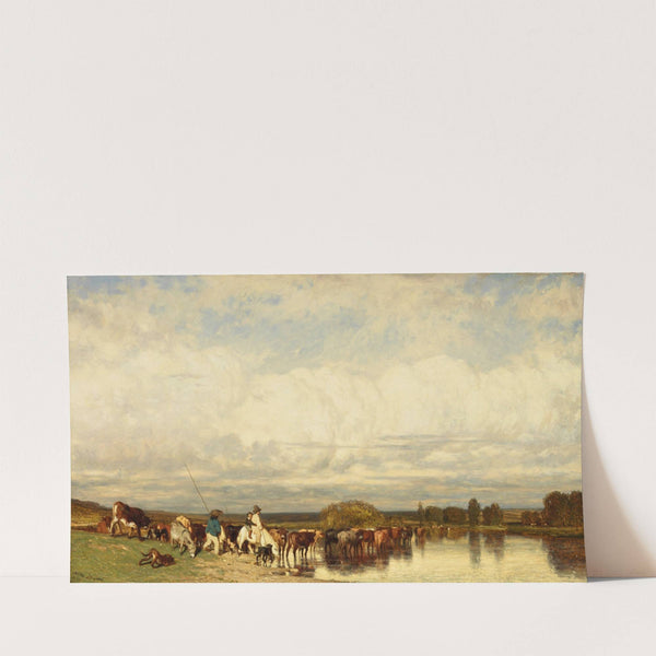 Cows Crossing a Ford (1836) by Jules Dupré