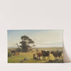 Cows in a Meadow (1872) by Otto Haslund