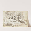Cows under trees near Gruchy by Jean-François Millet