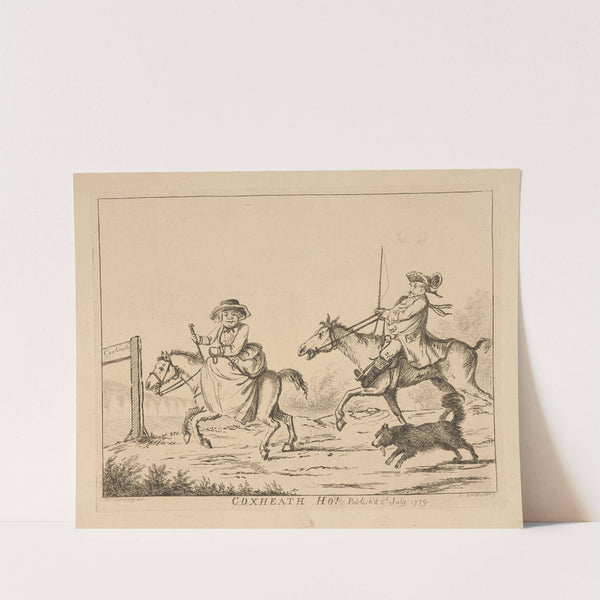 Coxheath ho!. (1779) by Henry William Bunbury