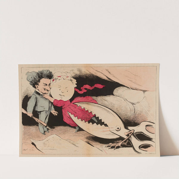 Cramponne-toi, Gugusse, vl’là que ça recommence (1877) by André Gill